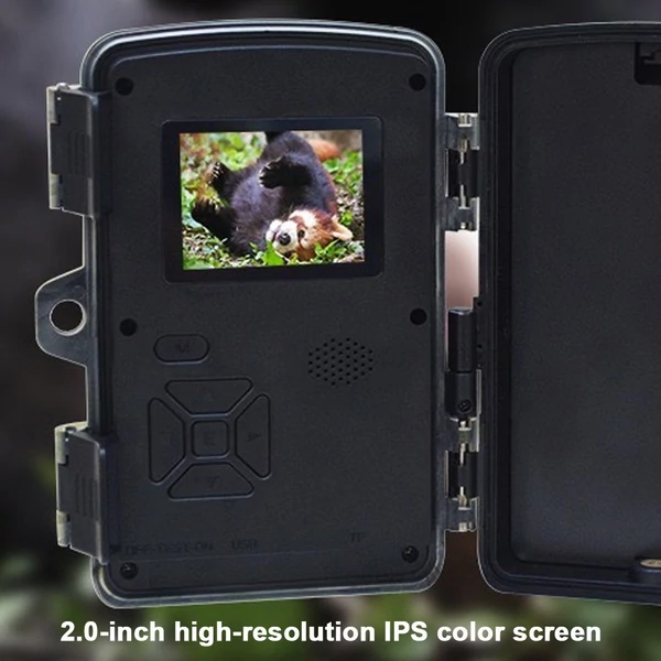 1080P 16MP 120°-os széles látószögű objektíves nyomkövető kamera 2,0 hüvelykes IPS kijelzővel