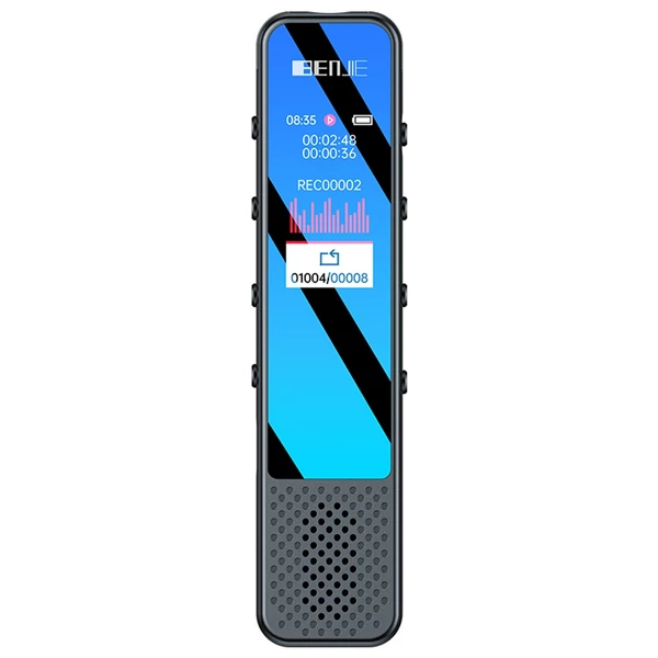 G6 BT hívásrögzítés, professzionális hangrögzítő 3 mikrofonos térhatású felvétel - 32GB