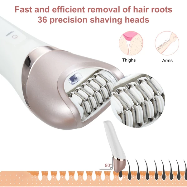 6 az 1-ben női elektromos szőrtelenítő, arc-láb-testszőr ápoló készlet nőknek