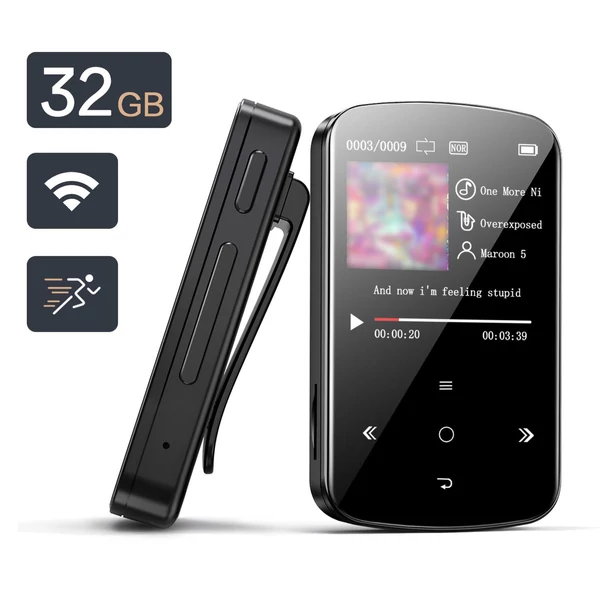 M9 MP3 zenelejátszó 1,5 hüvelykes OLED képernyővel - 64GB