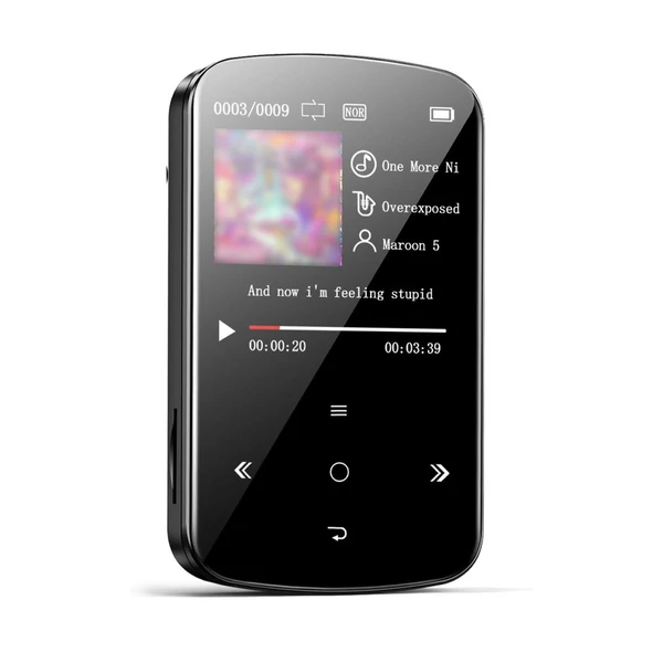 M9 MP3 zenelejátszó 1,5 hüvelykes OLED képernyővel - 64GB