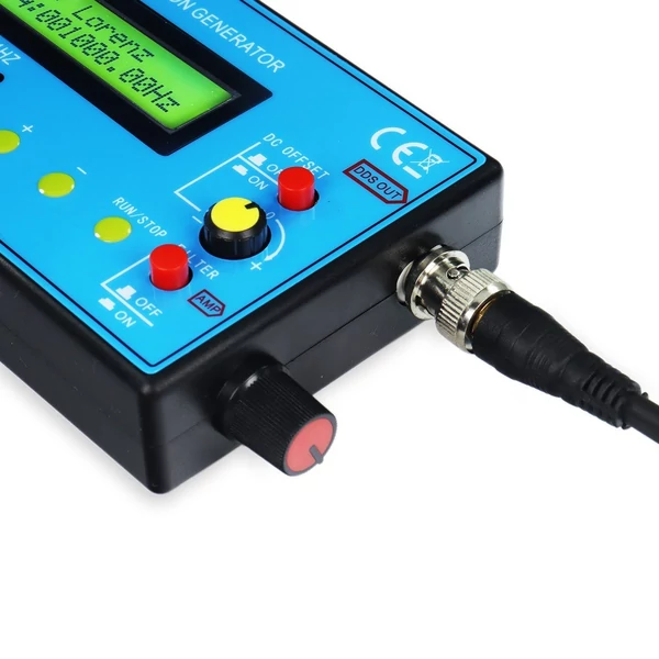 FG-200 DDS funkciójelgenerátor, frekvenciaszámláló 0,01 Hz - 500 KHz jelforrás modul - Antenna nélkül