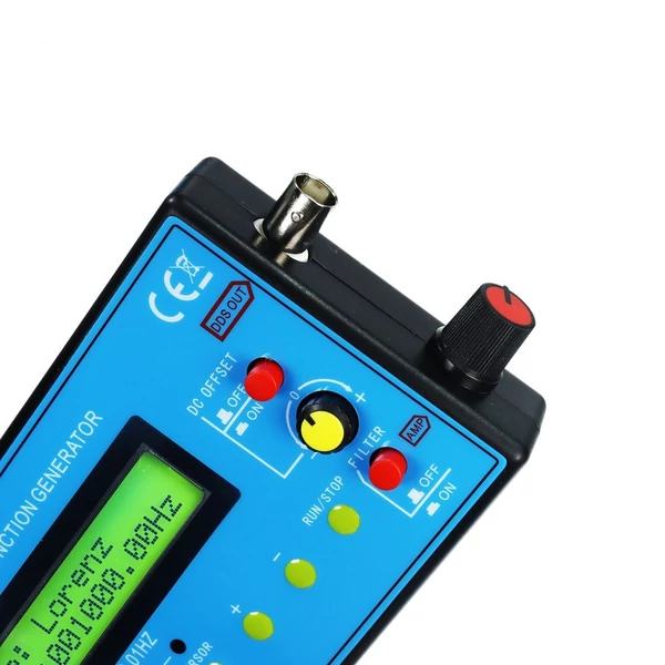 FG-200 DDS funkciójelgenerátor, frekvenciaszámláló 0,01 Hz - 500 KHz jelforrás modul - Antennával