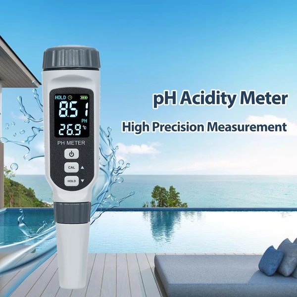 SMART SENSOR Digitális pH-mérő Vízálló vízminőség-mérő