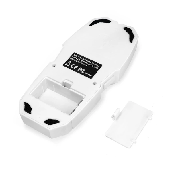 Stud Finder fali szkenner 5 az 1-ben elektronikus Stud Detector HD LCD kijelzővel - Fehér