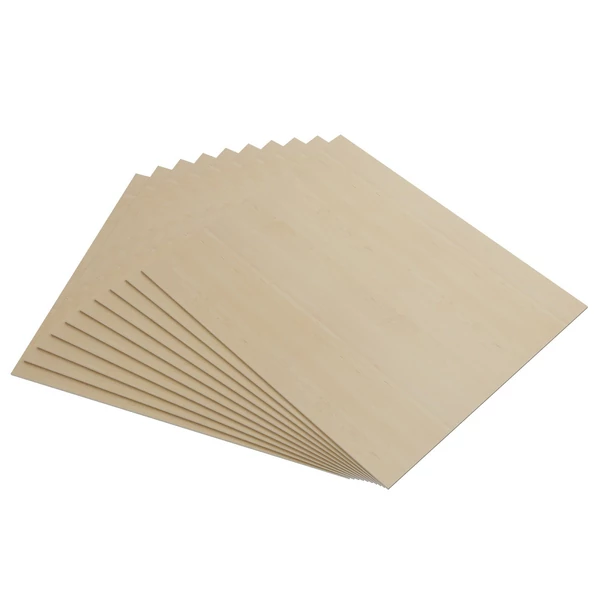 Algolaser 10 DB 30*30 cm-es rétegelt lemez, basszusfa lap, négyzet alakú befejezetlen fatábla barkácsoláshoz lézeres vágáshoz, fa égetéséhez, festéshez Modellfaragáshoz
