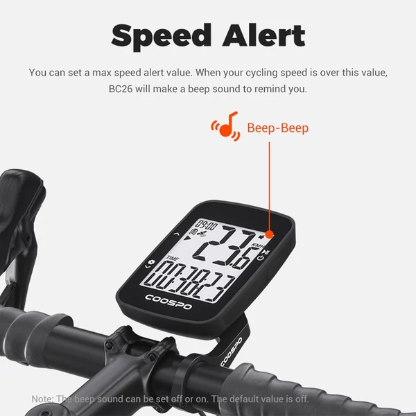 COOSPO BC26 vezeték nélküli kerékpáros GPS számítógép