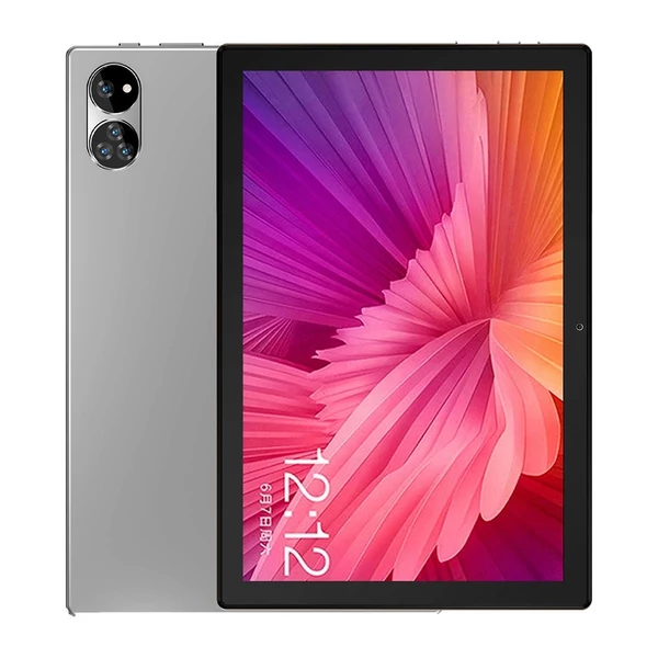 V61 10,1 hüvelykes Android 13 táblagép tiszta IPS érintőképernyővel, kettős kamerával, 8 GB + 128 GB - Szürke