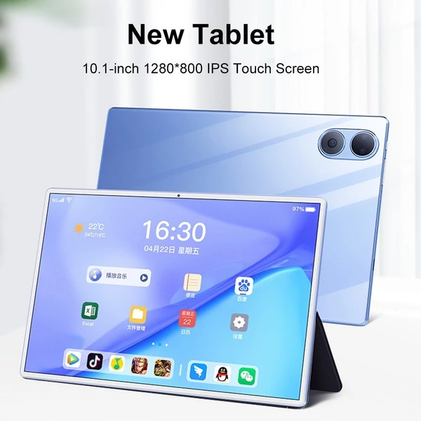 V61 10,1 hüvelykes Android 13 táblagép tiszta IPS érintőképernyővel, kettős kamerával, 8 GB + 128 GB - Zöld