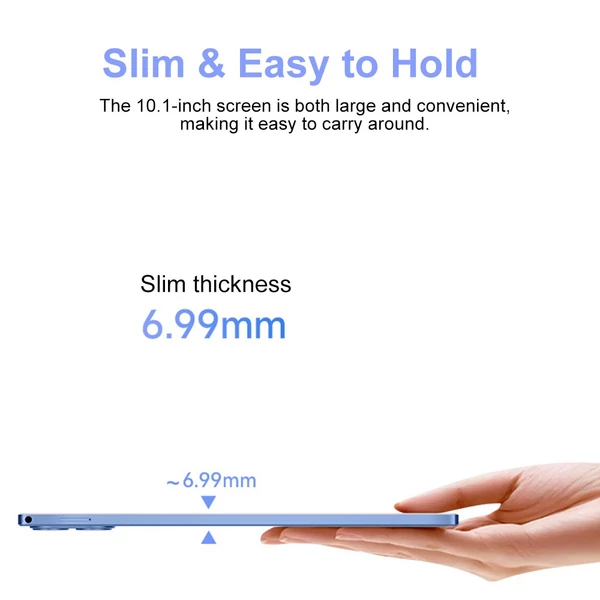 V61 10,1 hüvelykes Android 13 táblagép tiszta IPS érintőképernyővel, kettős kamerával, 8 GB + 128 GB - Arany