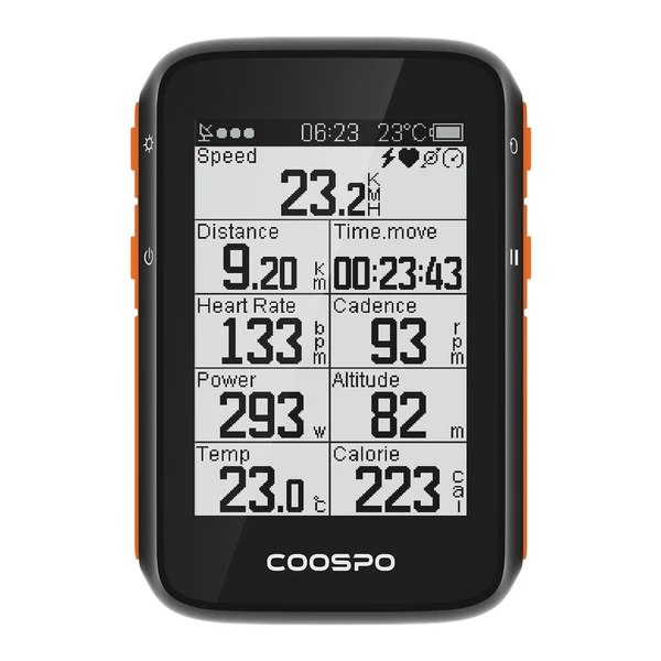 COOSPO BC200 vezeték nélküli kerékpáros számítógép