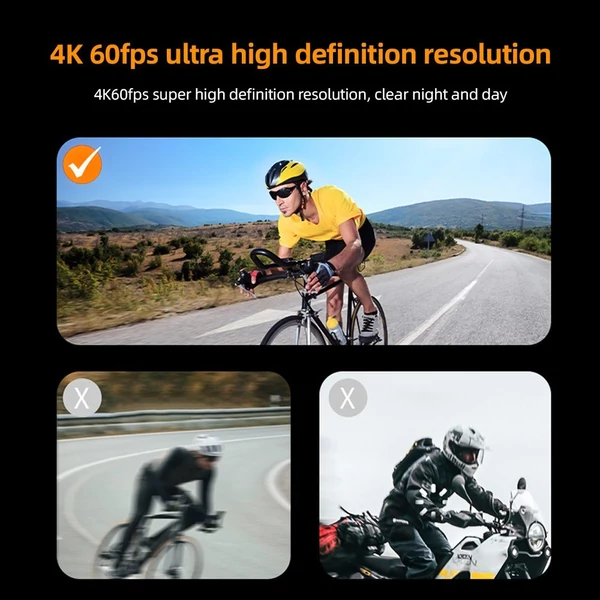 4K 60FPS akciókamera 24MP WiFi