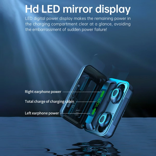 R15 BT5.1 fülhallgató, automatikus párosítás, hifi hang, tiszta hívások