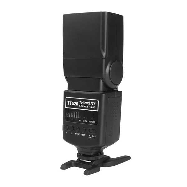 Godox TT520Ⅱ Univerzális beépített vaku, elektronikus Speedlite vaku + AT-16 2,4G vezeték nélküli indítójeladó