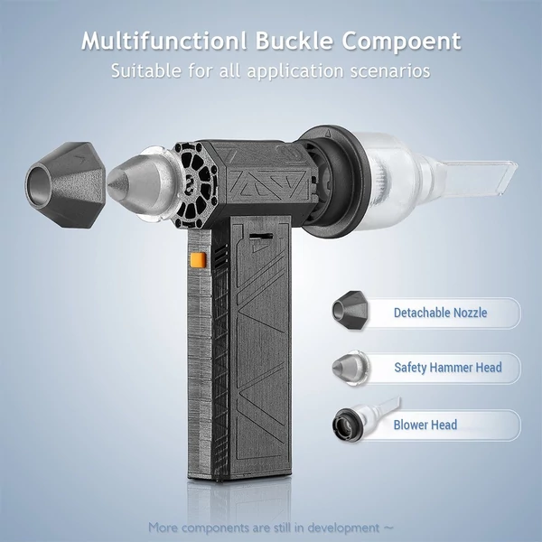 Mini Turbo Jet ventilátor, újratölthető 52 m/s - 4000 mAh, ventilátor fúvófejjel