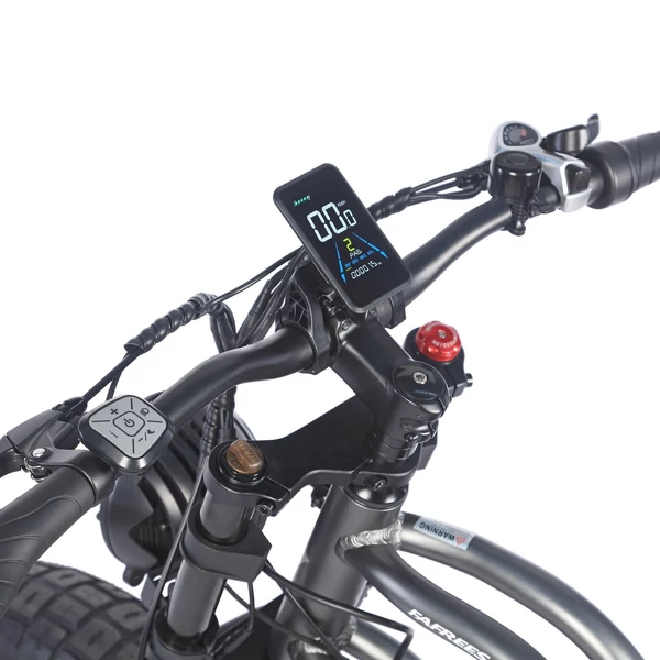FAFREES F20 ULTRA elektromos kerékpár, 20*5 hüvelykes zsírgumi, 750 W-os kefe nélküli agymotor - Fekete és piros