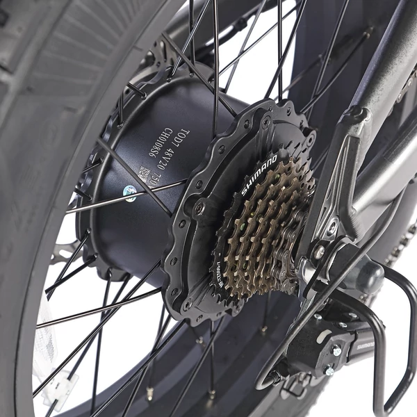 FAFREES F20 ULTRA elektromos kerékpár, 20*5 hüvelykes zsírgumi, 750 W-os kefe nélküli agymotor - Fekete és szürke