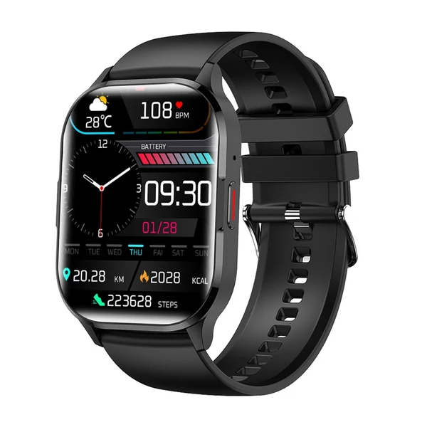 SENBONO AIR3 intelligens karkötős sportóra – a tökéletes fitnesz- és egészségkövető - Fekete