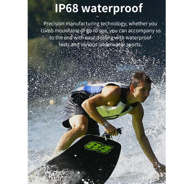 JX629 intelligens karkötős sportóra, fitnesz- és egészségkövető 2,01 hüvelykes IPS TFT érintőképernyővel és IP68/1,5 méteres vízállósággal - Pink