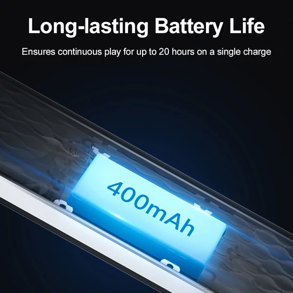 Hordozható párna alatti hangszóró, elalvássegítő csontvezetési technológiával - Fekete