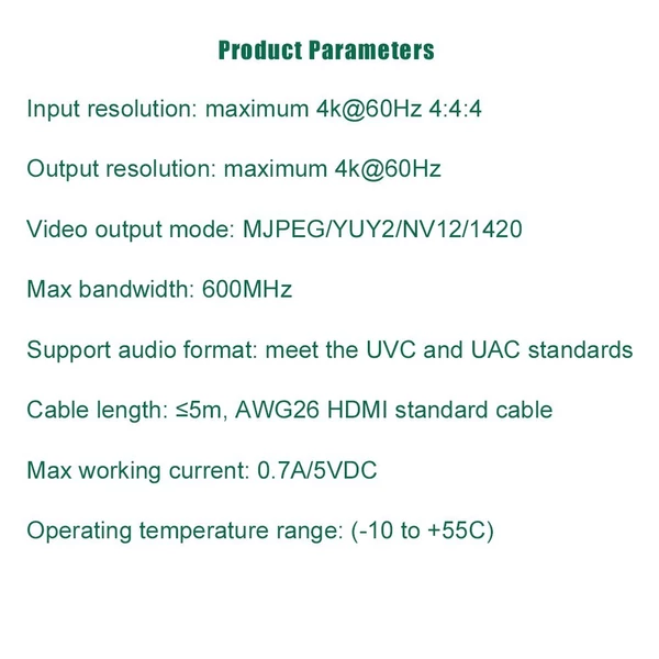 HDMI videorögzítő kártya független mikrofon audio bemenettel, 4K/60Hz nagy tisztaságú átvitel