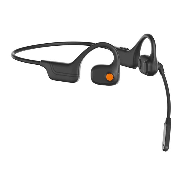 DG09 Csontvezetéses headset, nyílt beszéd zajszűrő, BT 5.3 - Fekete