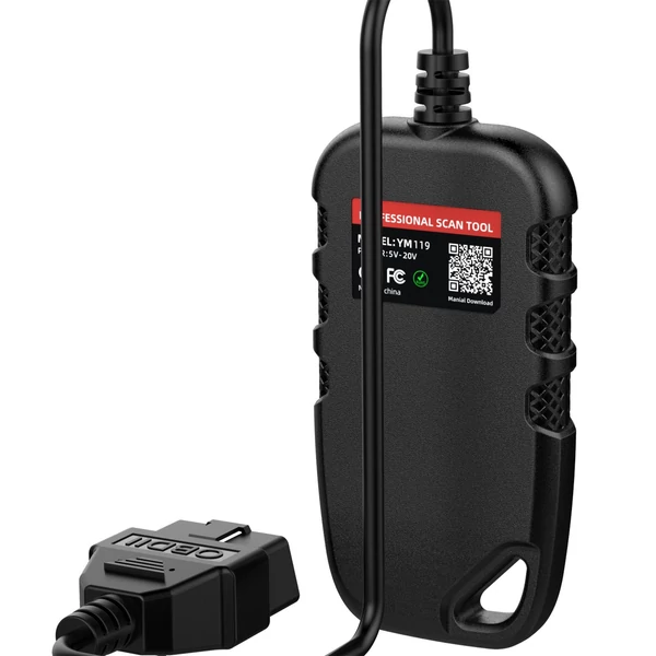 OBD II szkenner, autómotor hibakód olvasó akkumulátor teszter
