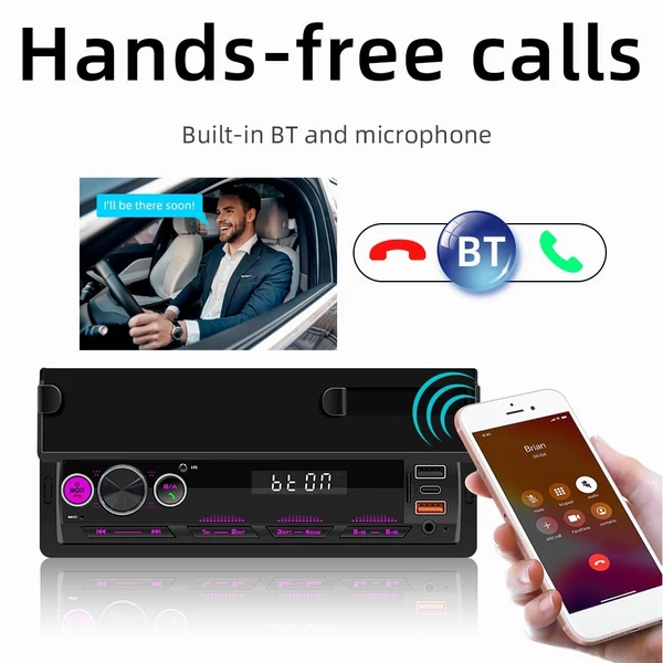 Többfunkciós autós BT MP3 lejátszó, autós audiolejátszó eszköz