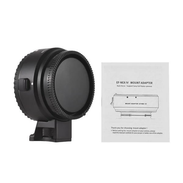 EF-NEX IV objektívrögzítő adaptergyűrű, autofókuszos USB továbbfejlesztve