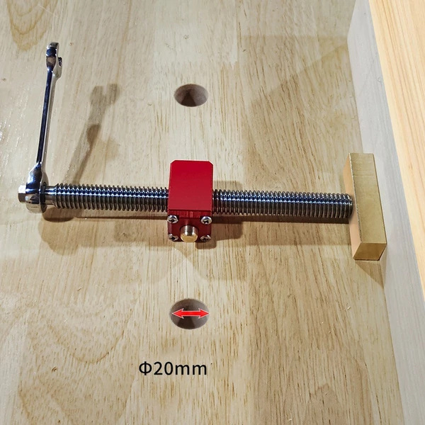 Famegmunkáló asztali satu, gyorsszorító, asztali satu munkapad - 20mm