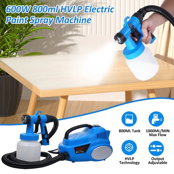 600W 800ml HVLP elektromos festékszóró gép