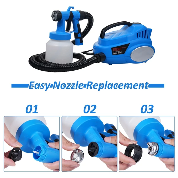600W 800ml HVLP elektromos festékszóró gép