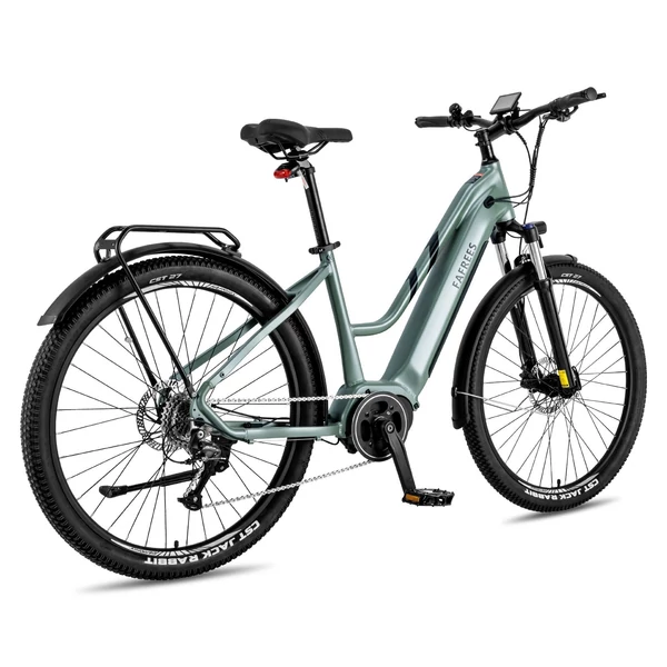FAFREES FM8 elektromos kerékpár, 27,5 hüvelykes léggumik, 250 W-os középhajtású motor - Zöld