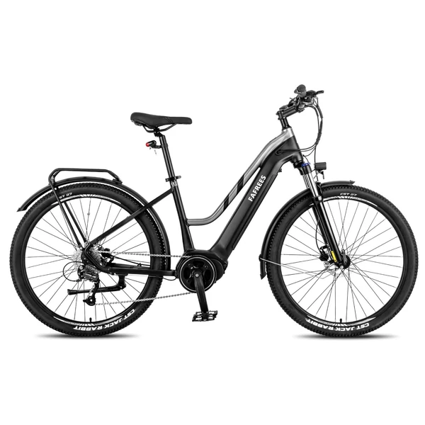FAFREES FM8 elektromos kerékpár, 27,5 hüvelykes léggumik, 250 W-os középhajtású motor - Fekete