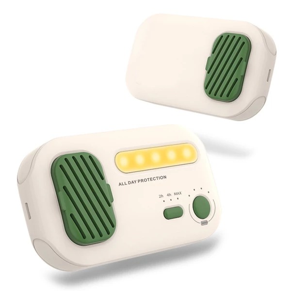 Hordozható vezeték nélküli szúnyogriasztó elektromos és fényhullámú szúnyogriasztó (10 db szúnyogriasztó tabletta a csomagban)
