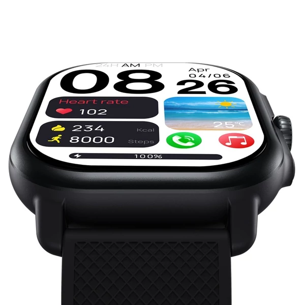 Zeblaze Beyond 3 Pro fejlett GPS-okosóra a modern egészséghez és fitneszhez - Fekete