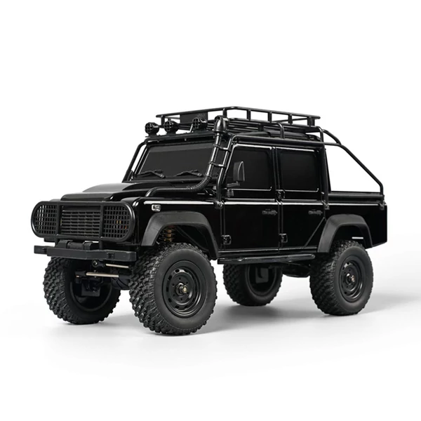 1/18 2,4 GHz-es 4WD távirányítós autó - Fekete, 2 akkumulátor