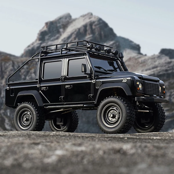1/18 2,4 GHz-es 4WD távirányítós autó - Fekete, 2 akkumulátor