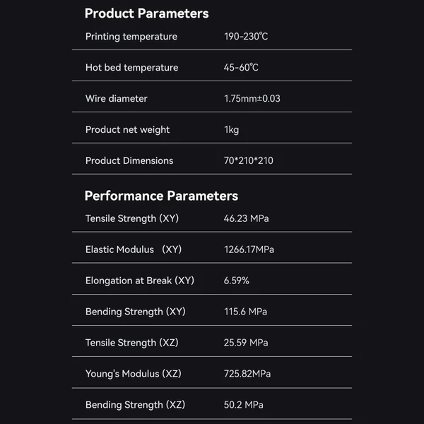 Creality Ender gyors PLA filament, 1,75 mm-es, nagy folyékonyságú, nagy sebességű 3D nyomtatási anyag (1 tekercs) - Fekete