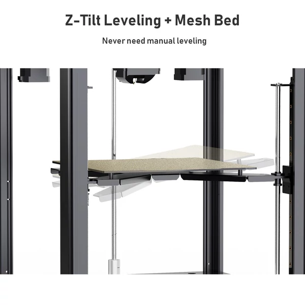 Two Trees SK1 3D nyomtató, 700 mm/s sebességű nyomtatás, kompatibilis a Klipper Firmware Wifi távirányítóval, Z-Tilt automatikus szintezés