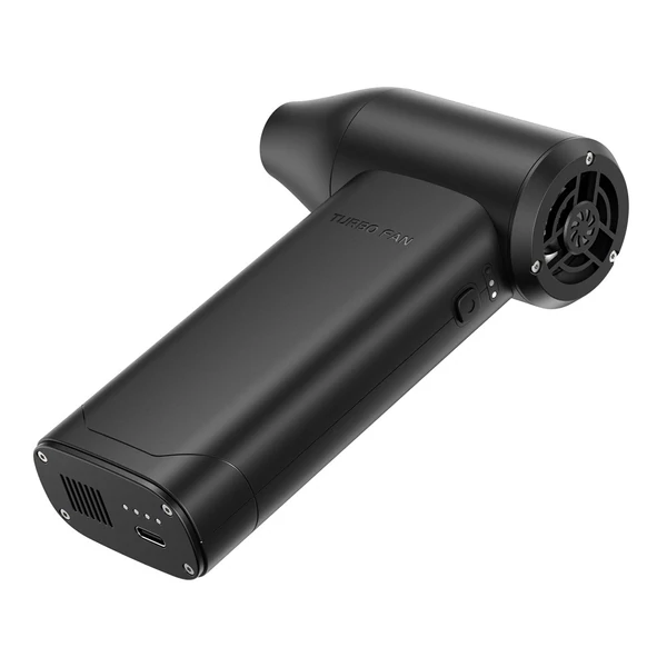 Kézi X5 Jet ventilátor, 130 000 ford./perc 52m/s szélsebességű kefe nélküli motor - Fekete