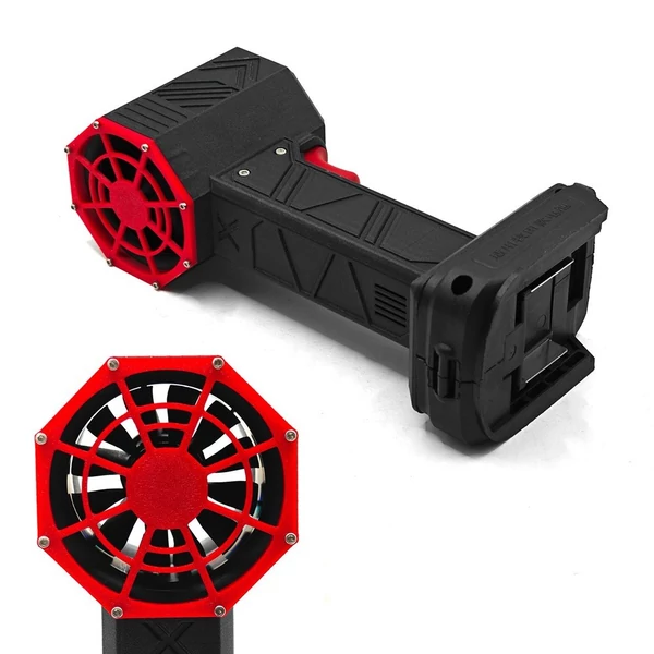 Kézi sugárhajtású ventilátor, 1000 g-os nagy tolóerős, heves ventilátor, 50 mm-es kefe nélküli motor (16,8-21 V-os Dewalt akkumulátorhoz)