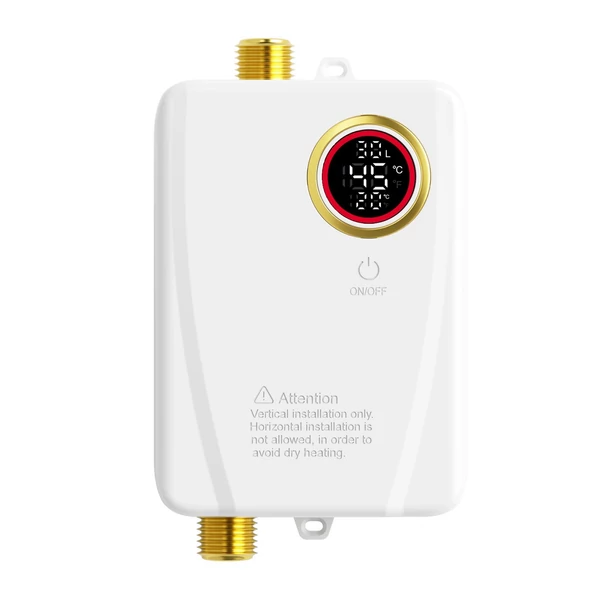 Azonnali vízmelegítő, 3500W 220V - Fehér