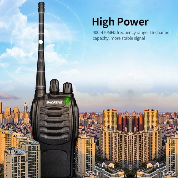 BAOFENG BF-888S UHF 400-470MHz FM adó-vevő, kétirányú rádió - Stílus 1