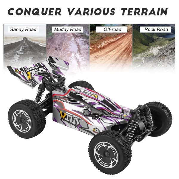 Wltoys XKS 144016 1/14 2.4GHz távirányítós autó - 1 akkumulátor