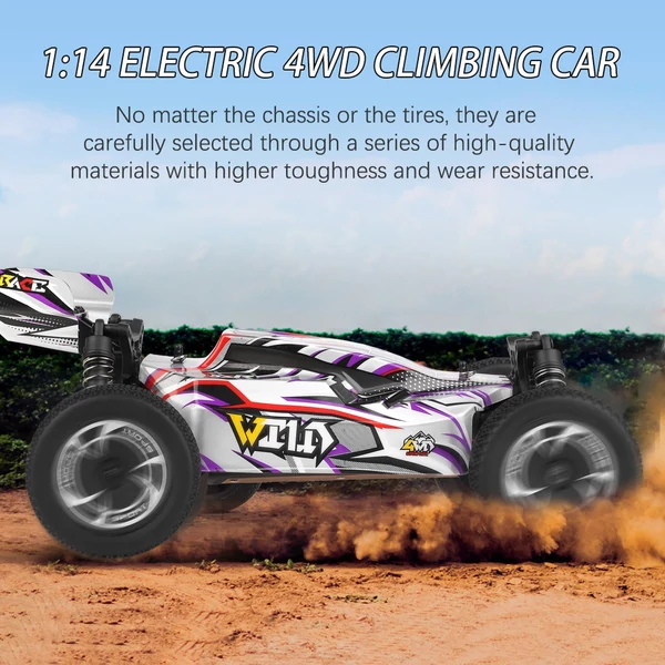 Wltoys XKS 144016 1/14 2.4GHz távirányítós autó - 2 akkumulátor