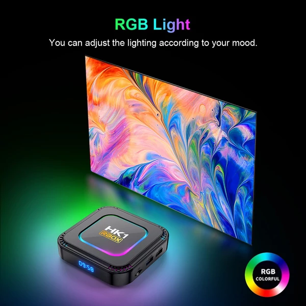 HK1 RBOX K8 Android 13.0 Smart TV Box, RK3528 UHD 4K médialejátszó - 32GB