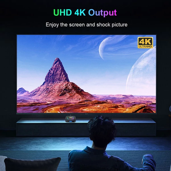 HK1 RBOX K8 Android 13.0 Smart TV Box, RK3528 UHD 4K médialejátszó - 128GB