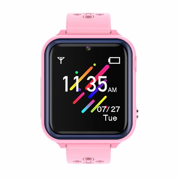 1,44 hüvelykes IPS HD színes érintőképernyős 2G hálózati gyerekóra kétirányú hívással - Pink