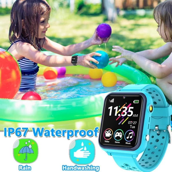 1,44 hüvelykes IPS HD színes érintőképernyős 2G hálózati gyerekóra kétirányú hívással - Zöld